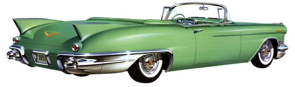  Retro 1957 Cadillac Eldorado Biarritz