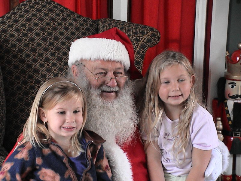 Jackie and Cassie go to Newport to visit Santa