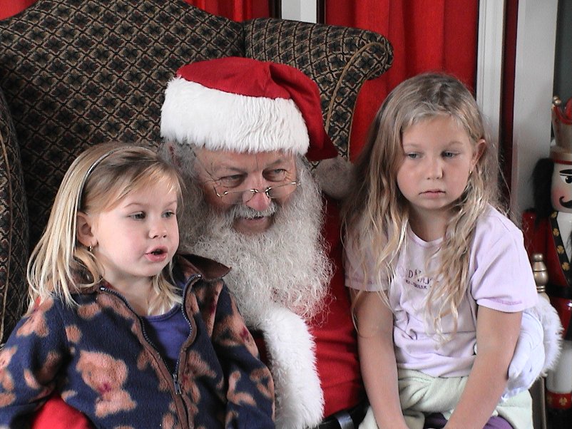 Jackie and Cassie go to Newport to visit Santa