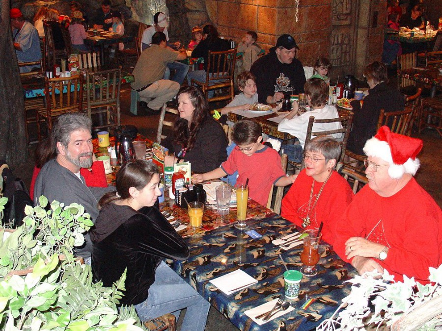 Rain Forest Cafe breakfast