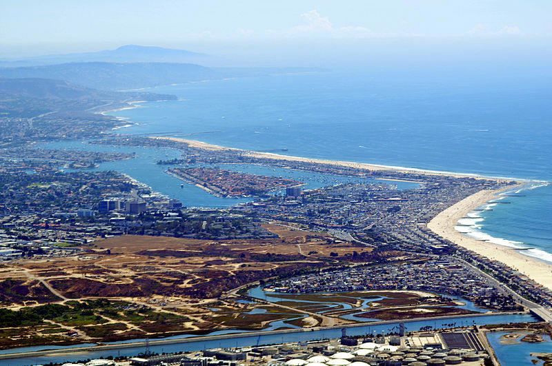 Newport Bay aerial