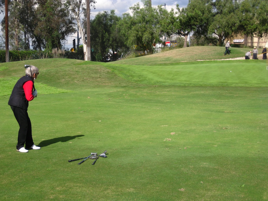 Time  for golf at Old Ranch December 2012