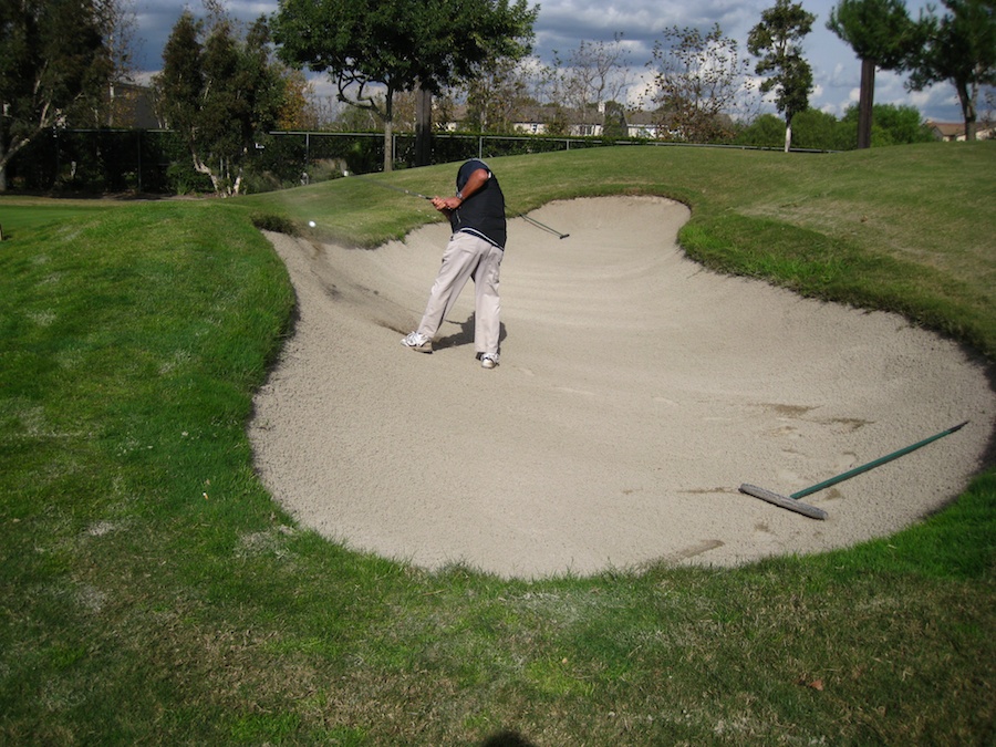 Time  for golf at Old Ranch December 2012