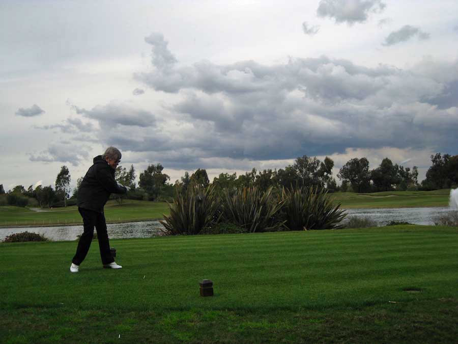 Time  for golf at Old Ranch December 2012