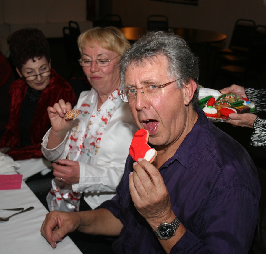 Dancing with friends at the Garden Grove Elks 12-22-2012