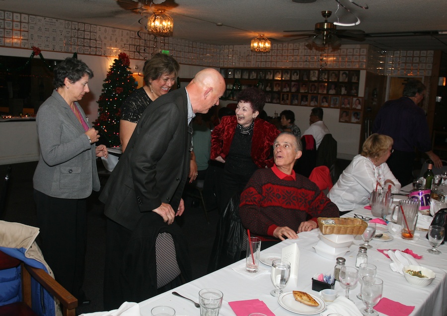 Dancing with friends at the Garden Grove Elks 12-22-2012