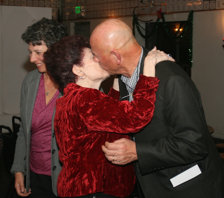 Dancing with friends at the Garden Grove Elks 12-22-2012