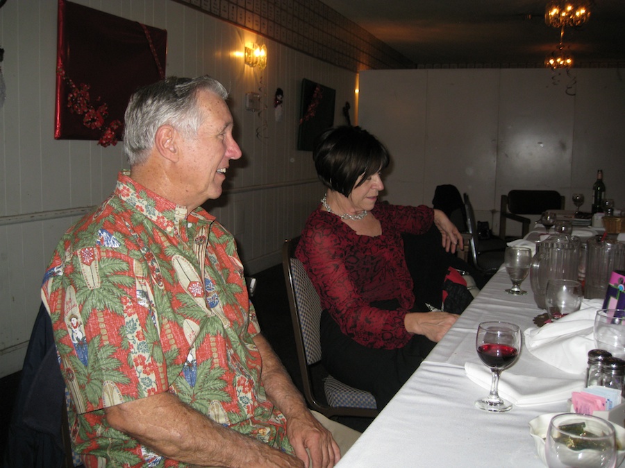 Dancing with friends at the Garden Grove Elks 12-22-2012