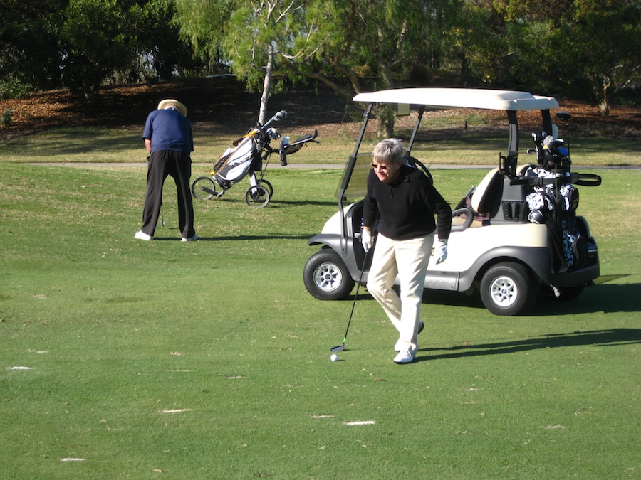 Golfing in December 2013!