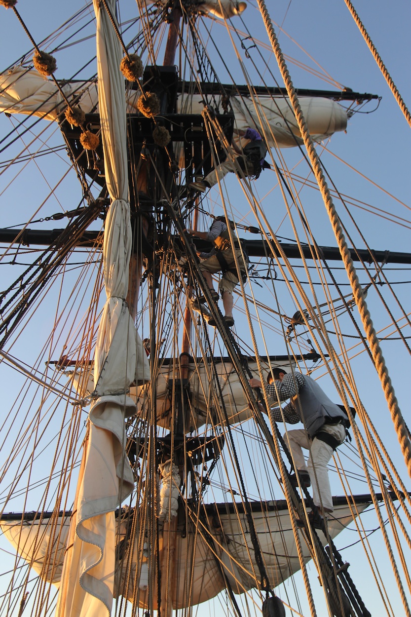 Sailing on San Pedro Bay December 2013