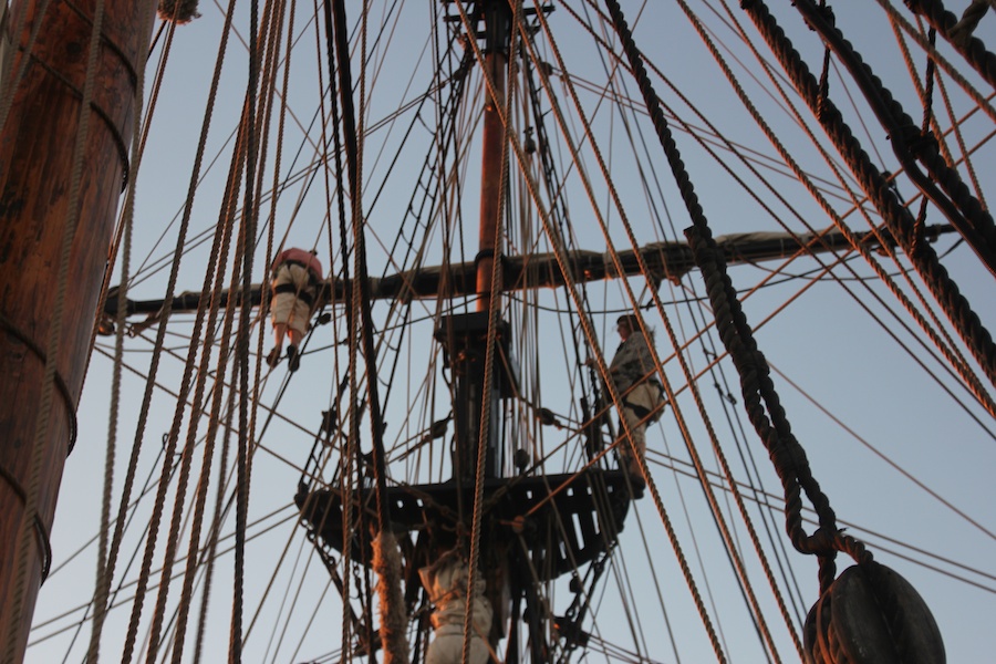 Sailing on San Pedro Bay December 2013