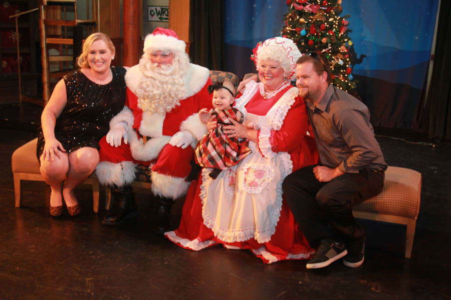 Up on stage at the 2014 Christmas Play