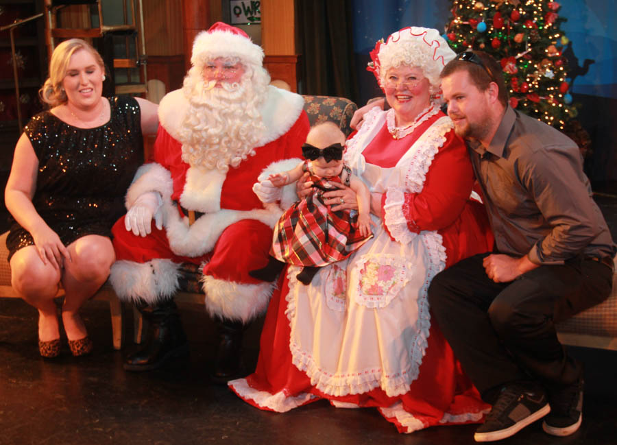 Up on stage at the 2014 Christmas Play