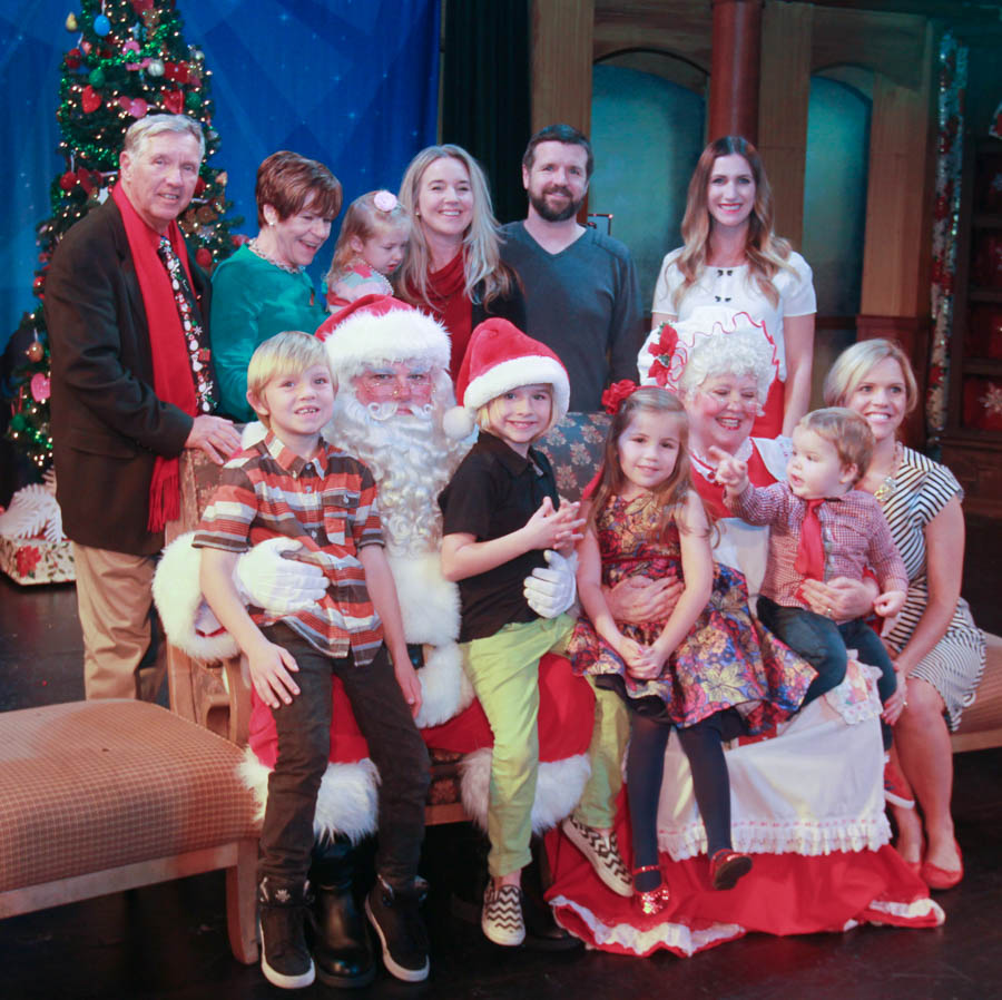 Up on stage at the 2014 Christmas Play