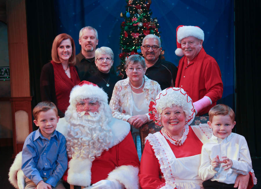 Up on stage at the 2014 Christmas Play