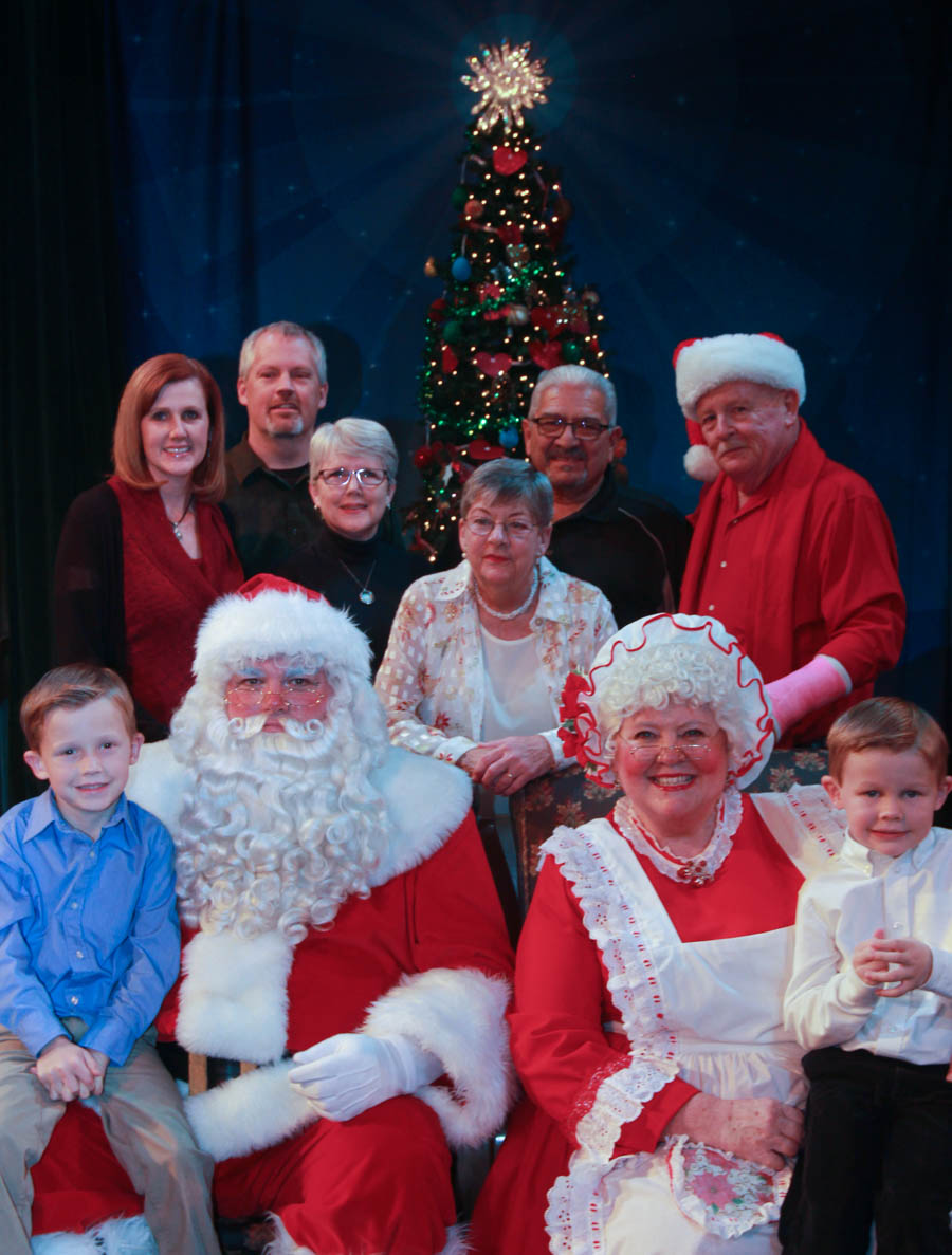 Up on stage at the 2014 Christmas Play