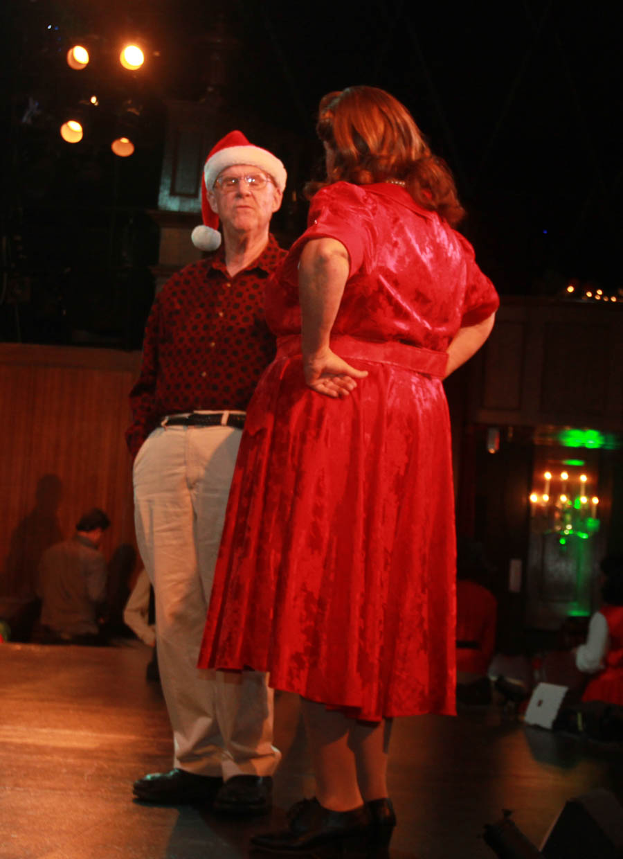 Up on stage at the 2014 Christmas Play