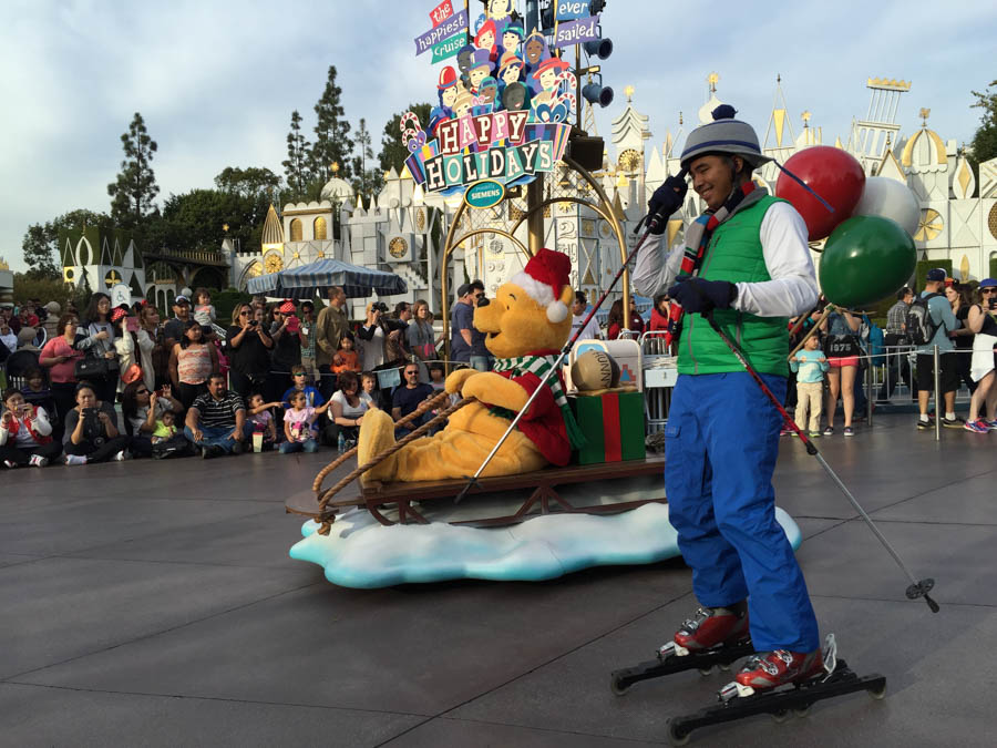Christmas Eve Fantasy Parade at Disneyland 2014