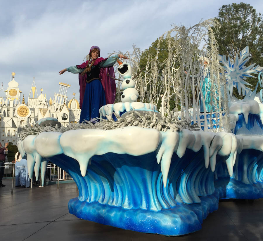 Christmas Eve Fantasy Parade at Disneyland 2014