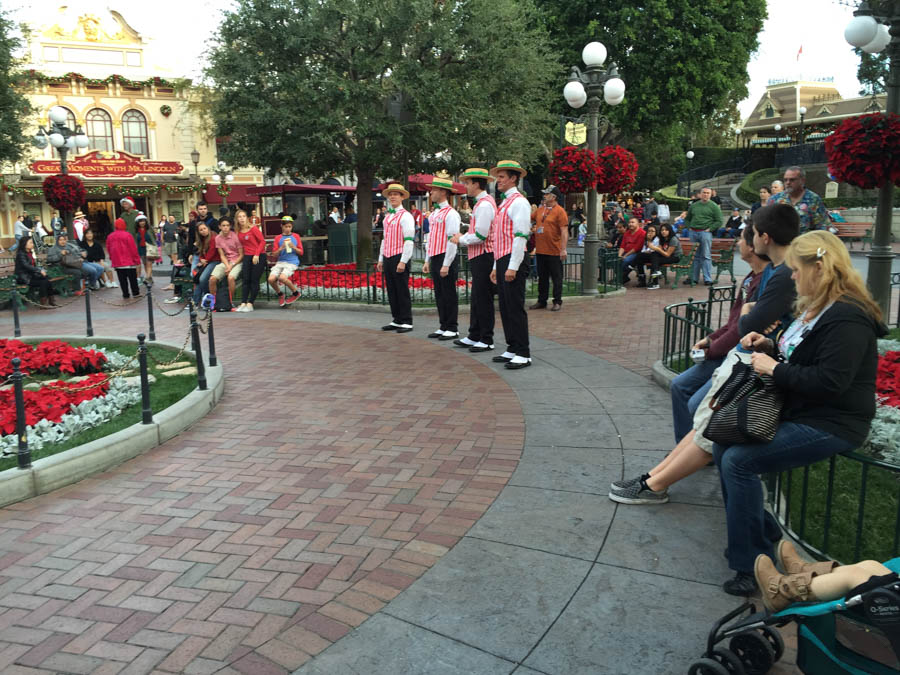 Christmas Eve 2014 at Disneyland with family and friends