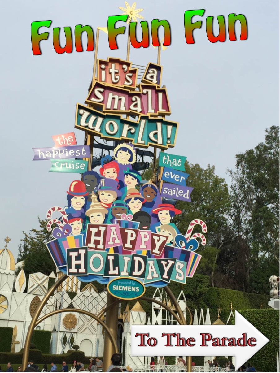 Christmas Eve at Disneyland 2014