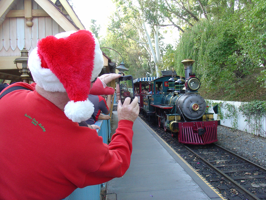 Christmas Eve 2014 at Disneyland with family and friends