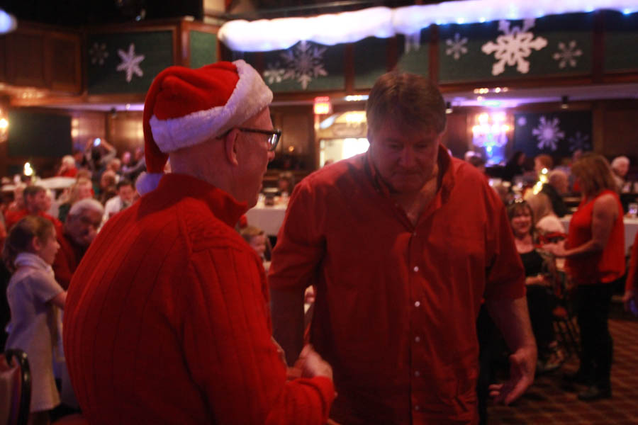 Santa gets help from the children at the 2015 Christmas Play