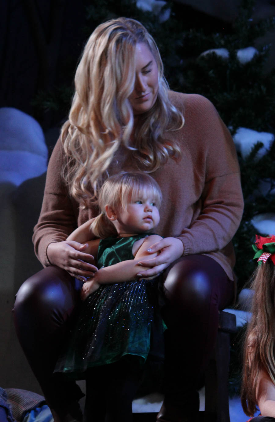 Santa gets help from the children at the 2015 Christmas Play