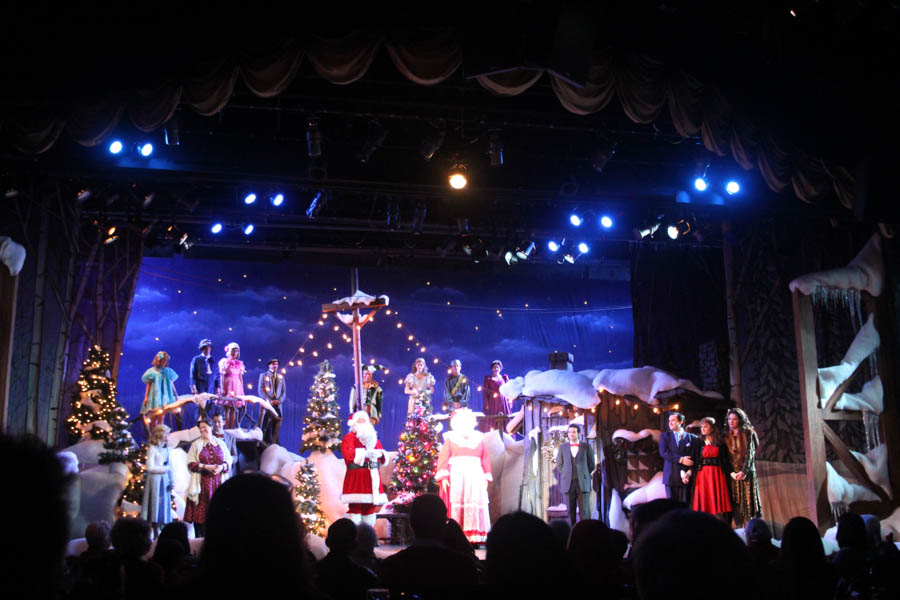 Santa gets help from the children at the 2015 Christmas Play