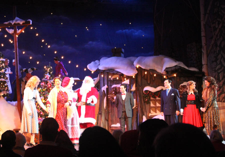 Santa gets help from the children at the 2015 Christmas Play