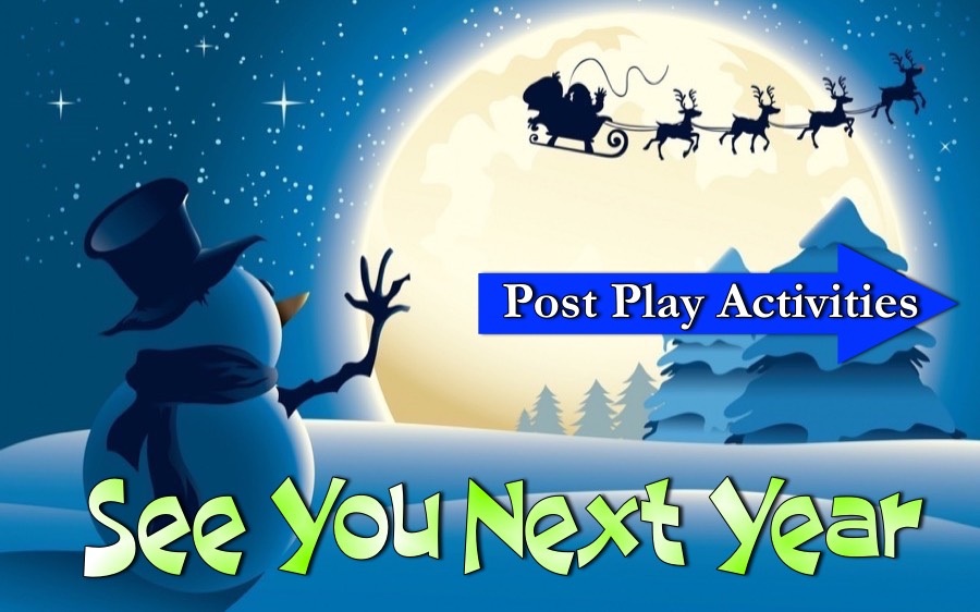 Santa gets help from the children at the 2015 Christmas Play