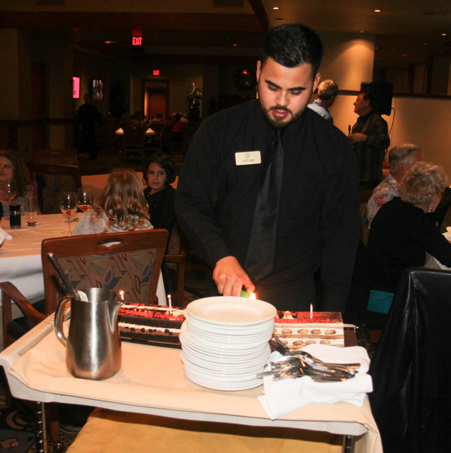 Dinner dancing at the Old Ranch Country Club December 2015