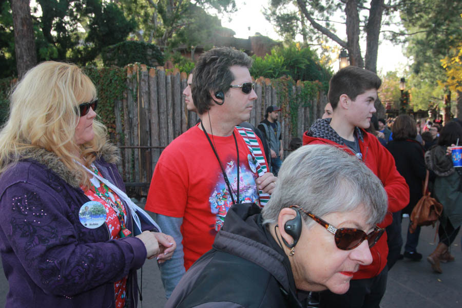 Breakfast at Disneyland and preparing for the Christmas Eve Tour 12/24/2015