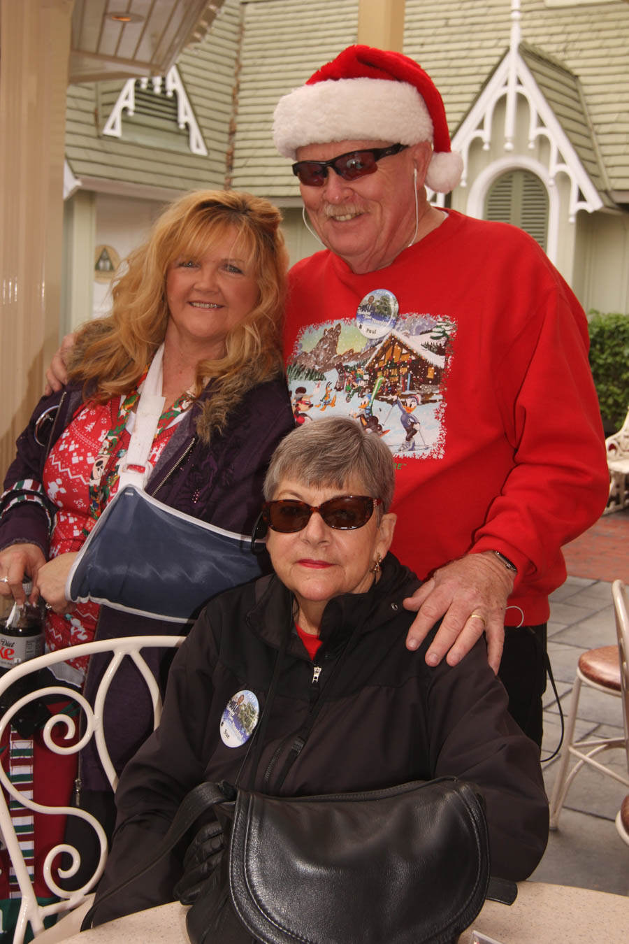 Breakfast at Disneyland and preparing for the Christmas Eve Tour 12/24/2015