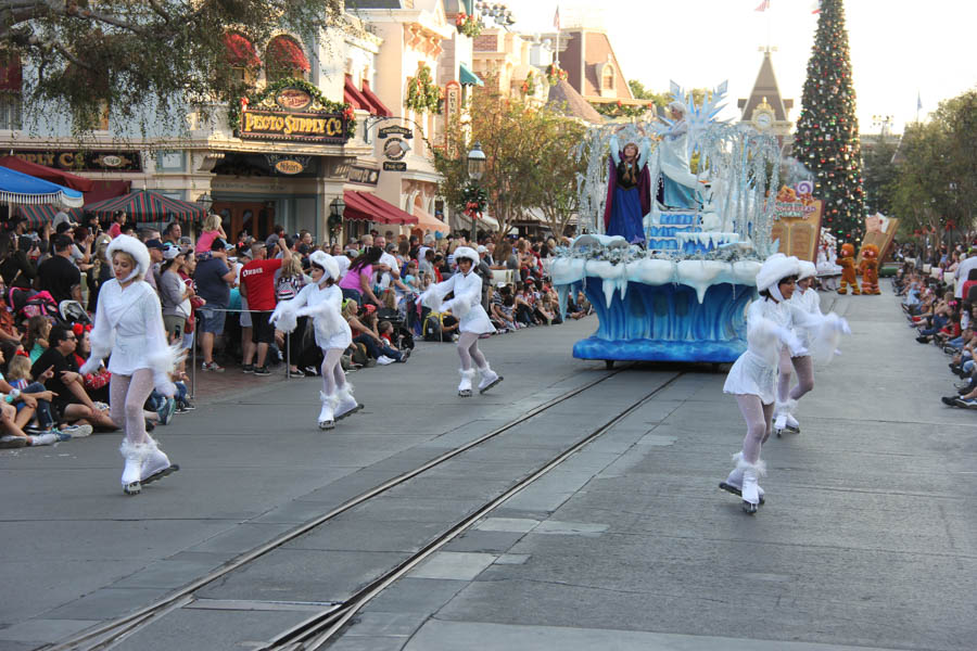 An early visit to Disneyland Christmas 2017