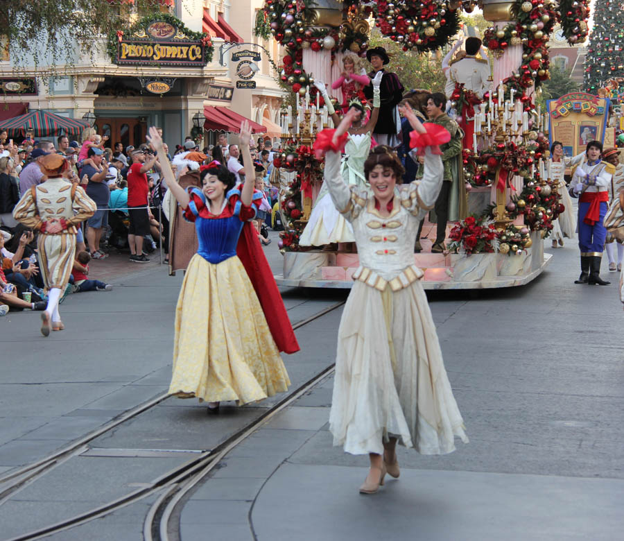 An early visit to Disneyland Christmas 2017