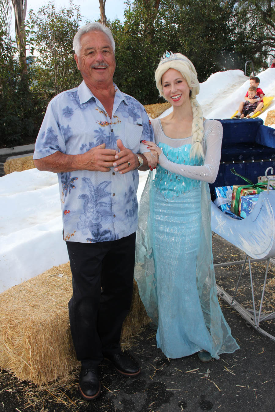 James and Linda at the Old Ranch Kids Christmas Party 12/10/2017