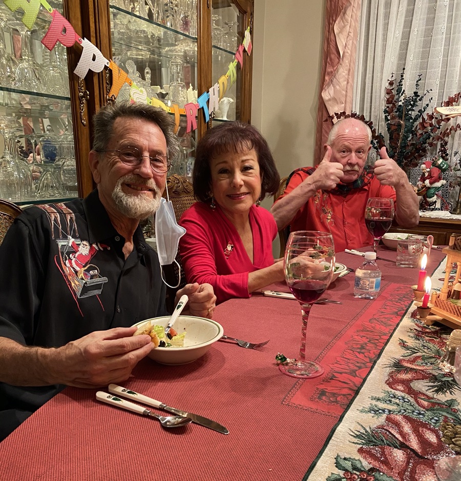 Christmas 2020 Dinner Party at Mary's Home