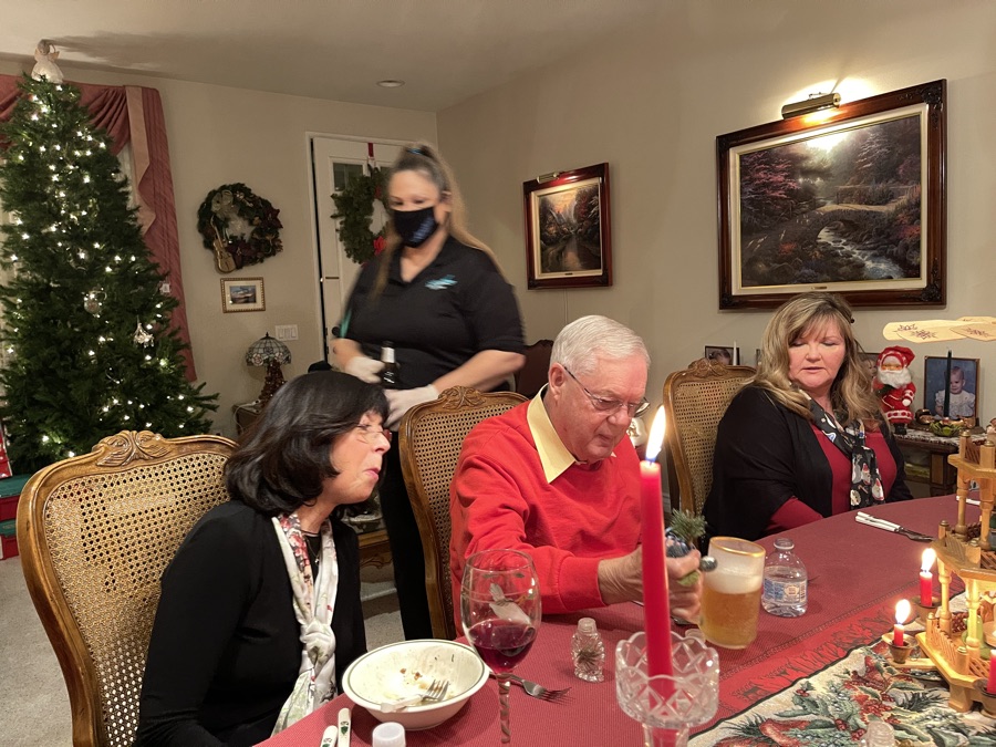 Christmas 2020 Dinner Party at Mary's Home