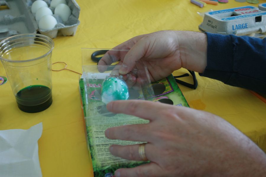 Easter 2011 egg decorfating party