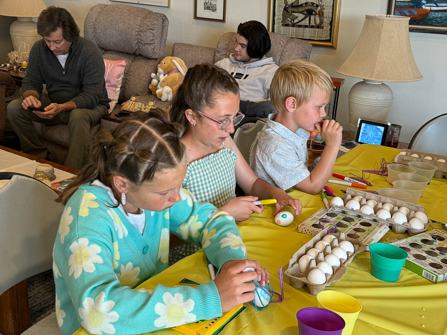 Coloring Easter Eggs 2024