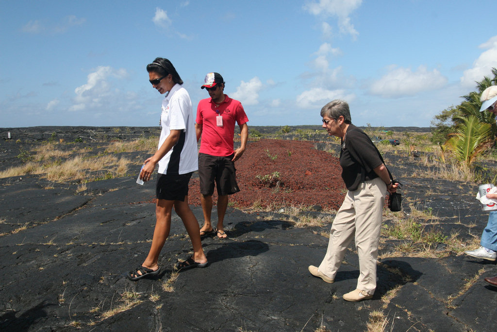 Waling The Lava Fields On Hilo