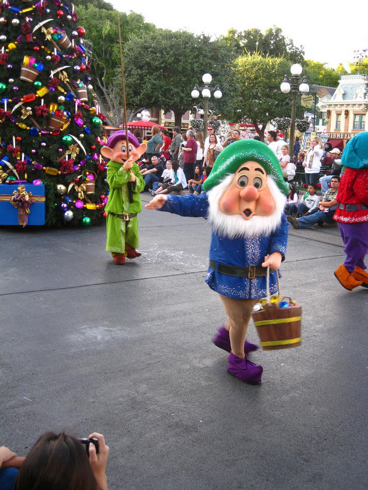 Disneyland Christmas Parade With Hannah