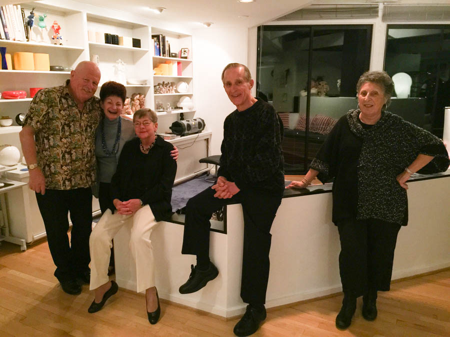 An evening at the Finch's with friends January 2015