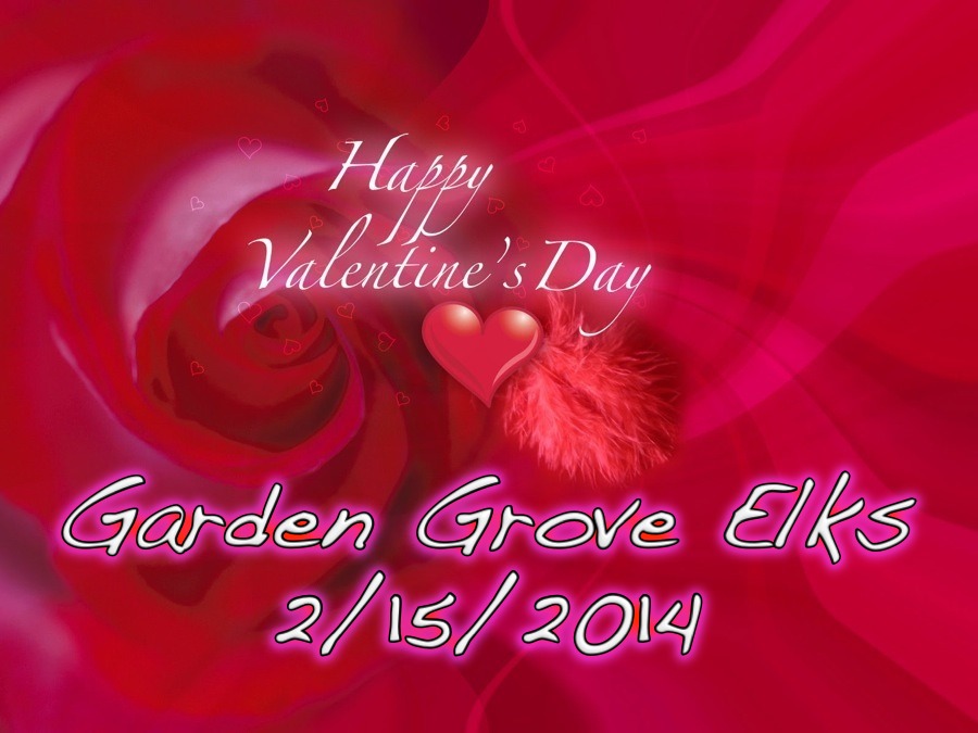 Dancing a Valentines Day Dancer at the Garden Grove Elks 2/15/2014