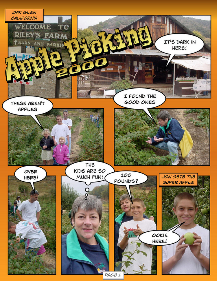 Apple picking 2000 comic