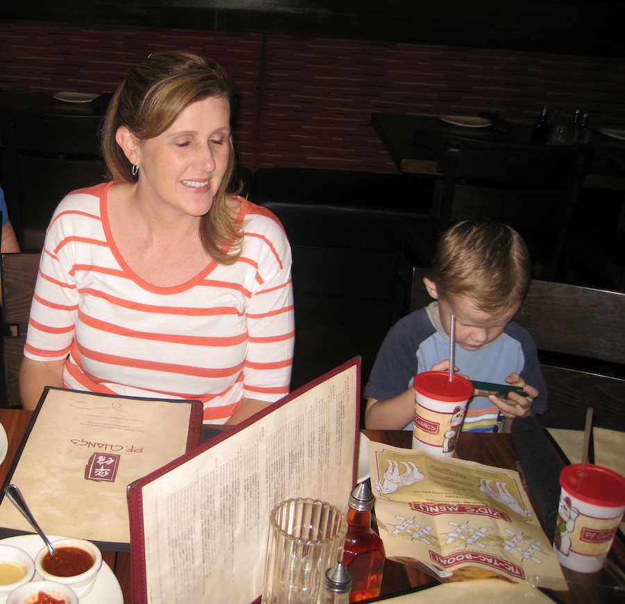 Lunch and the Aquarium with family 9/21/2013