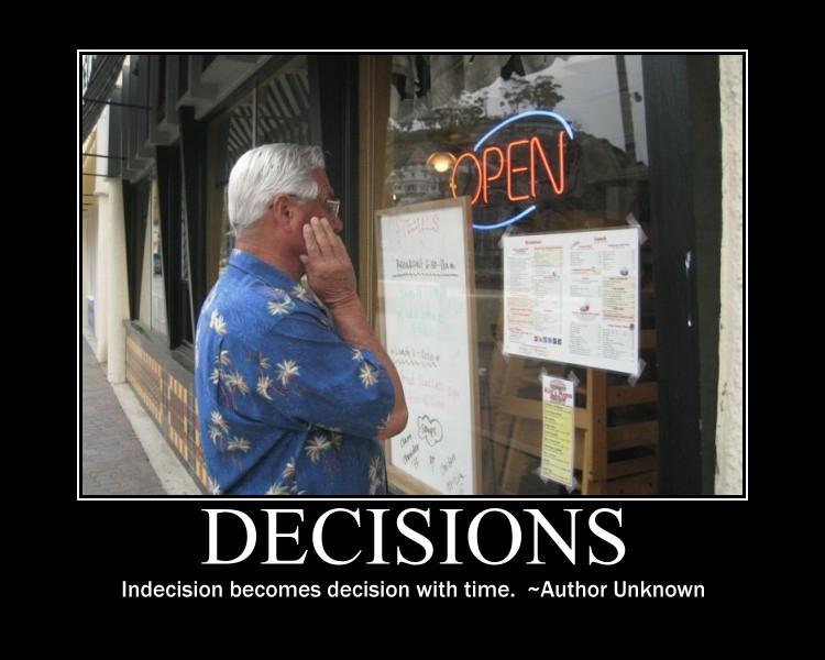 Motivation - Decisions