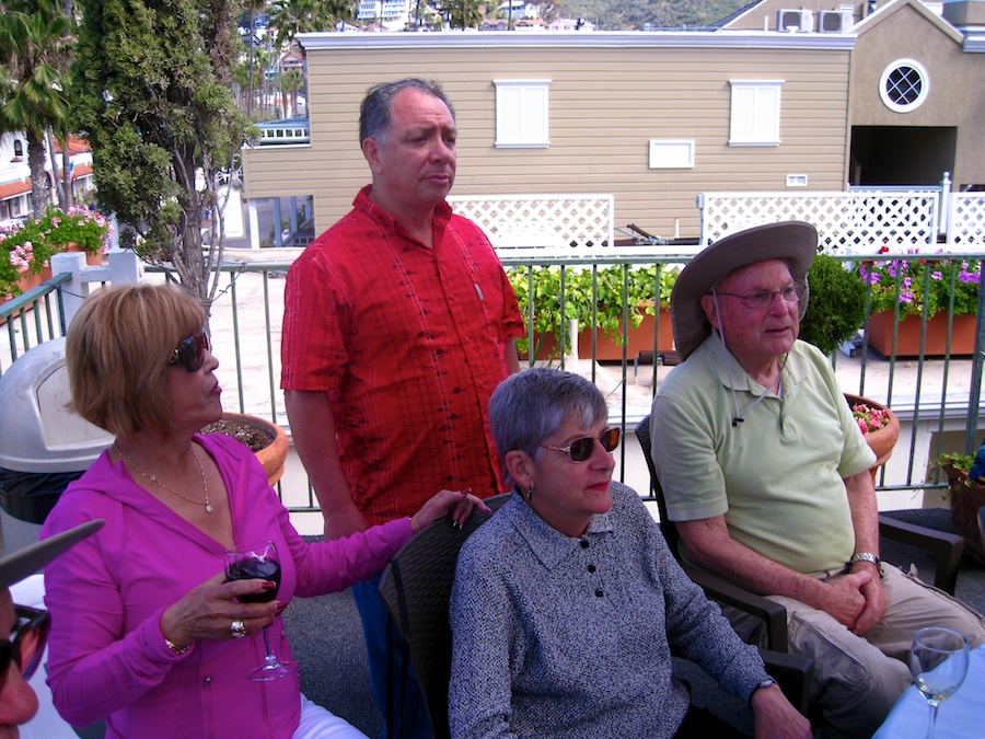 Pre dinner cavorting up on the roof