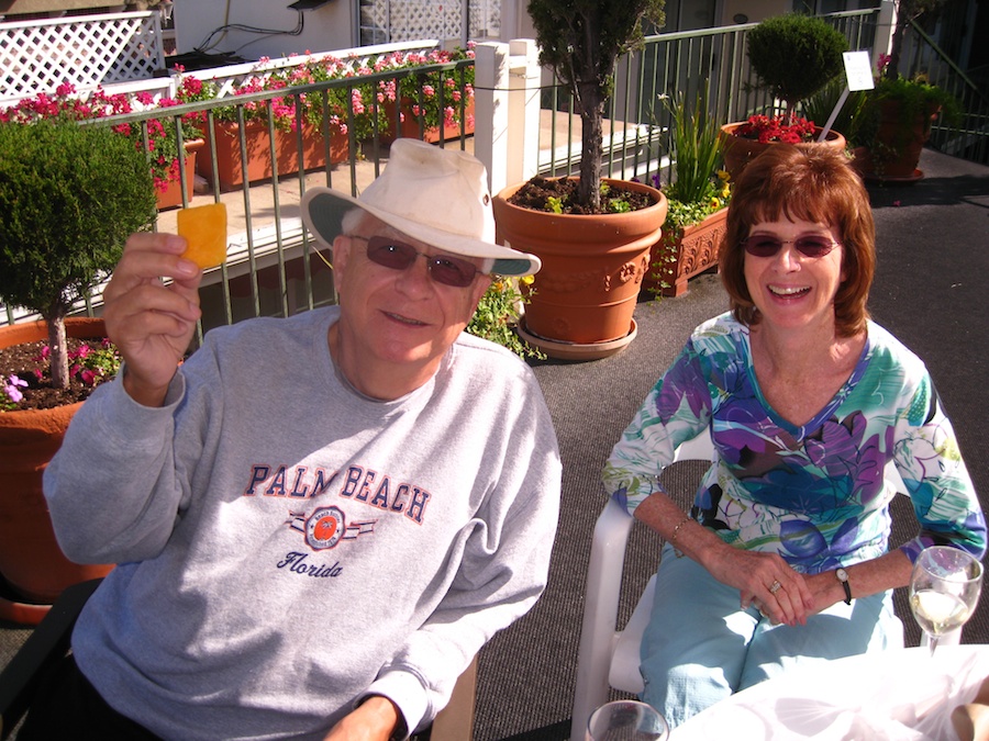 Pre dinner cavorting up on the roof